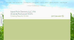 Desktop Screenshot of islandpointdentistry.com